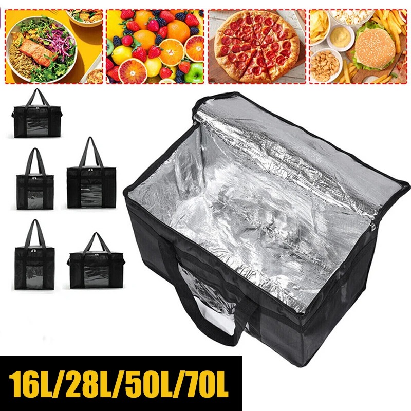 Food Storage Zipper - Tas makan siang portabel kapasitas besar,