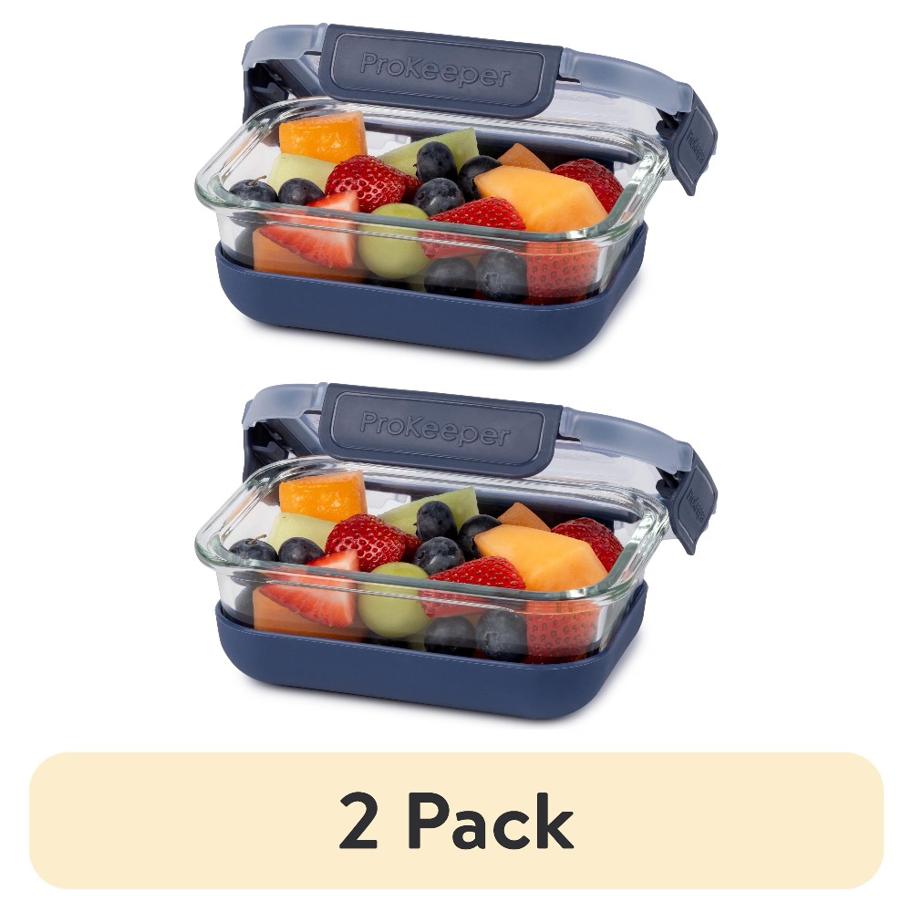 Food Storage For Pantry - 2 Paket Wadah Penyimpanan Makanan Kaca