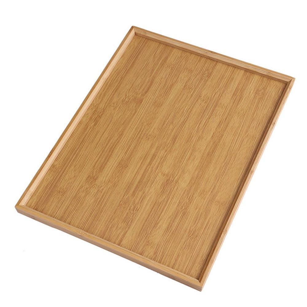 Food Storage Table - Nampan Dekoratif Bambu Alami Nampan Kayu