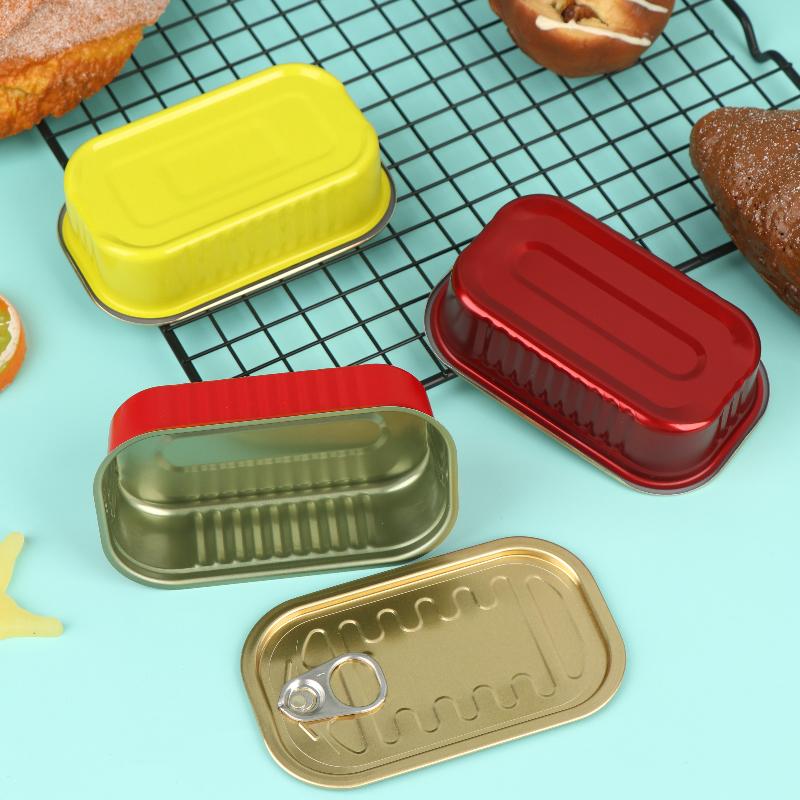 Food Storage Small - 2 Buah Kotak Penyimpanan Logam Mini
