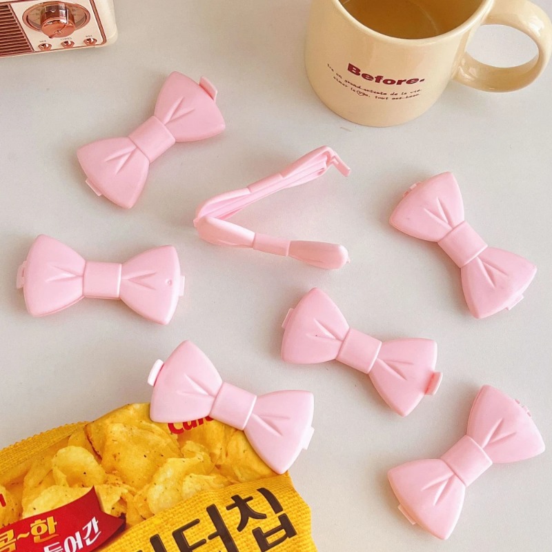 Food Storage Reusable Bags - 5 Buah Klip Penyegel Makanan Kawaii