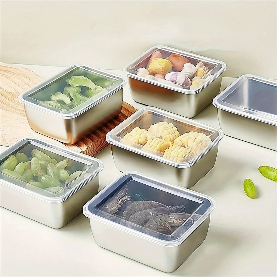 Food Storage Cupboard - Kotak penyimpanan makanan Stainless Steel, piring