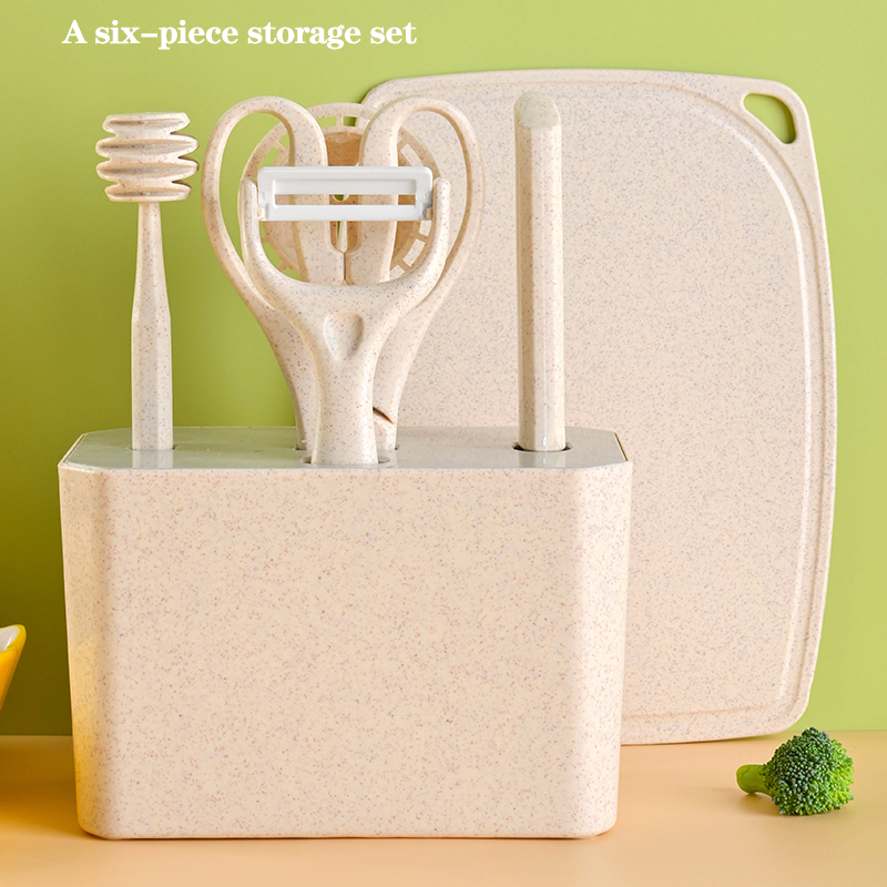 Food Storage Small - Set Pisau Dapur dan Talenan Buah