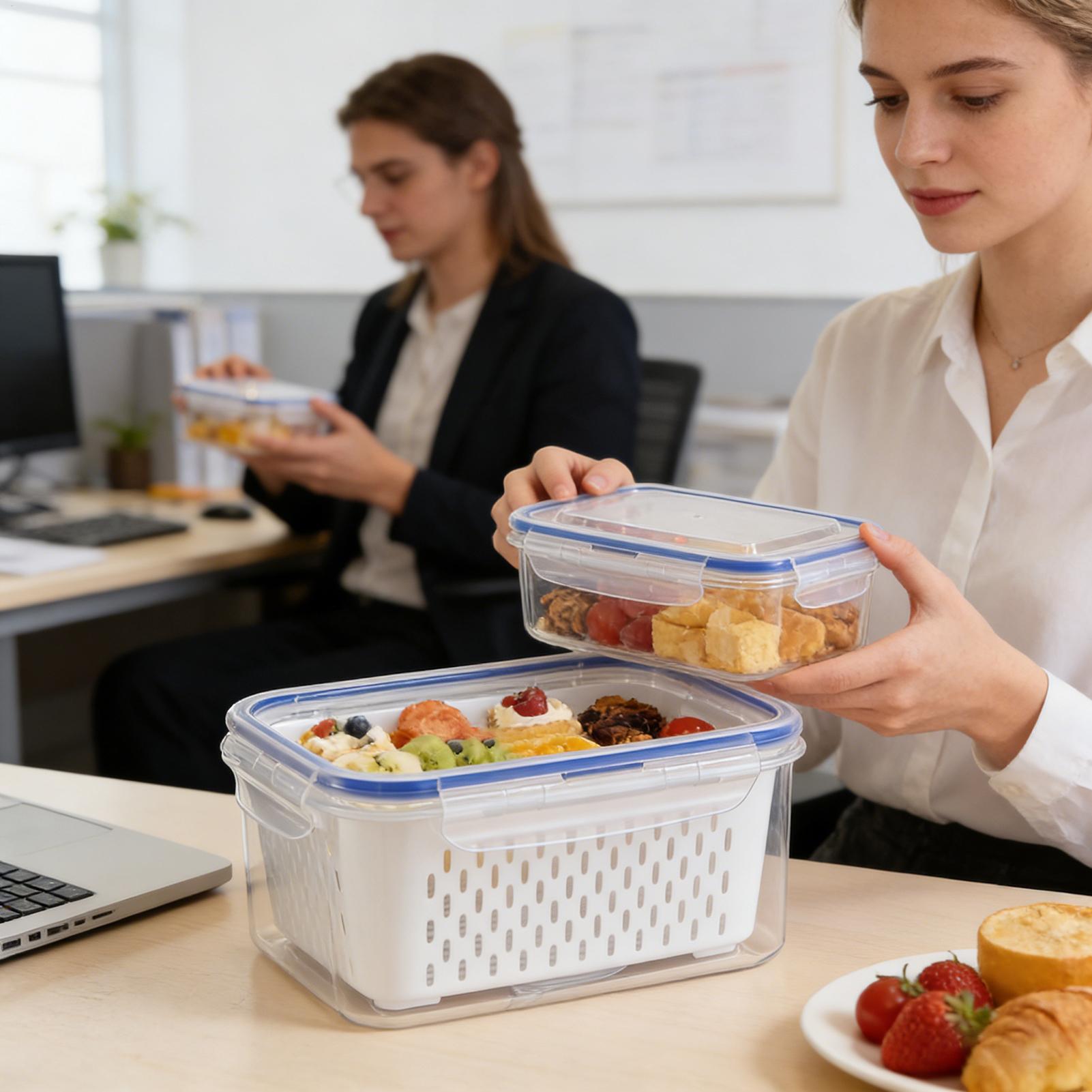 Wadah Penyimpanan Makanan 4 in - Food Storage For Refrigerator ulasan dan harga