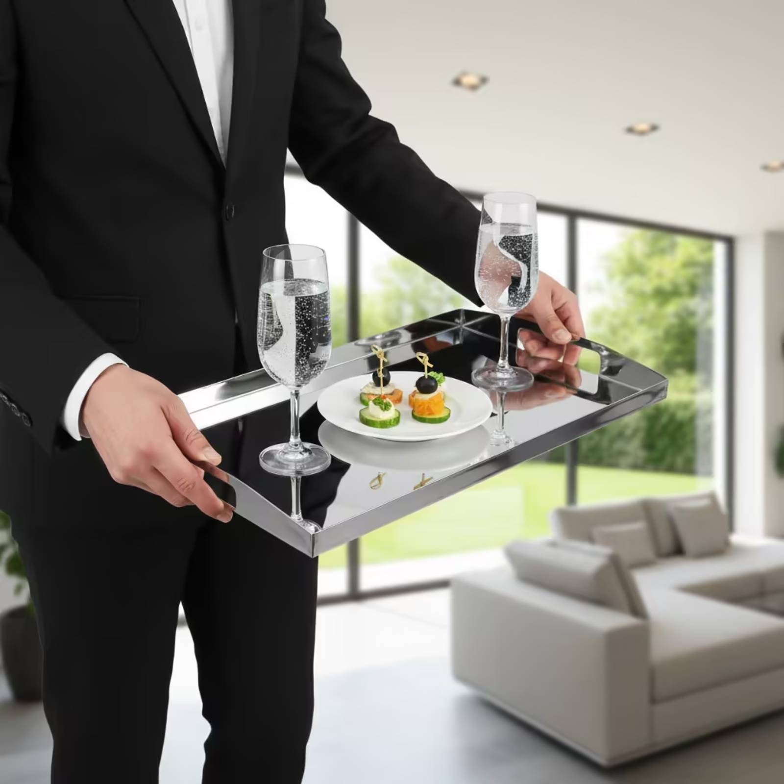 Nampan Baja Tahan Karat dengan - Food Storage In Stainless Steel ulasan dan harga