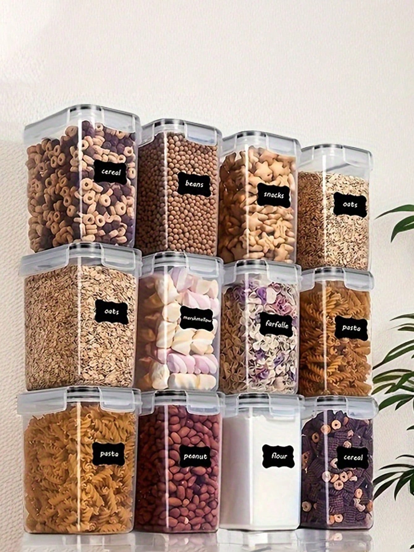 48 buah wadah penyimpanan maka - Food Storage For Pantry ulasan dan harga