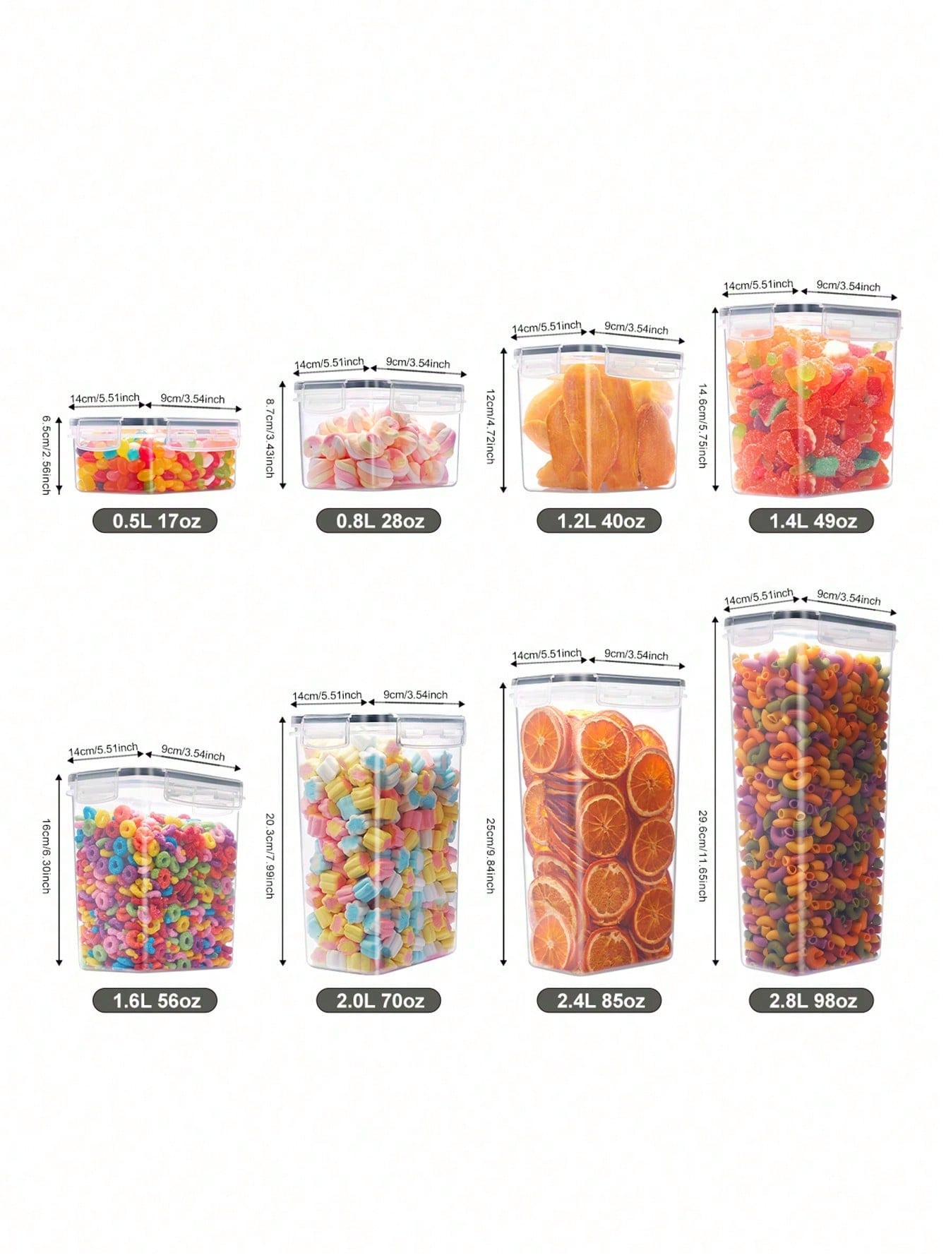 48 buah wadah penyimpanan maka - Food Storage For Pantry ulasan dan harga