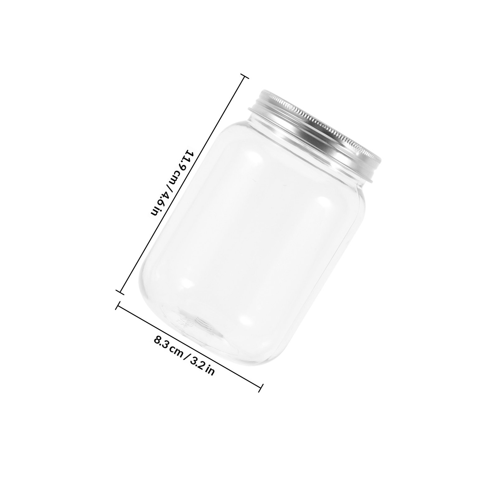 4Pcs Stoples Plastik Transpara - Food Storage Jars & Containers ulasan dan harga