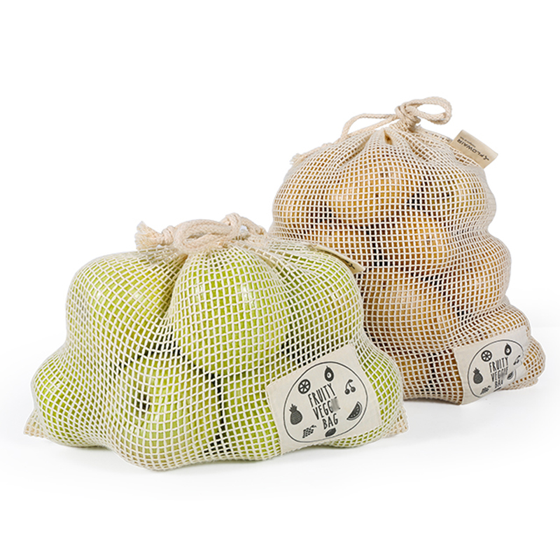 6/10 Pak Tas Produksi Katun Or - Produce Bag Reusable Mesh ulasan dan harga