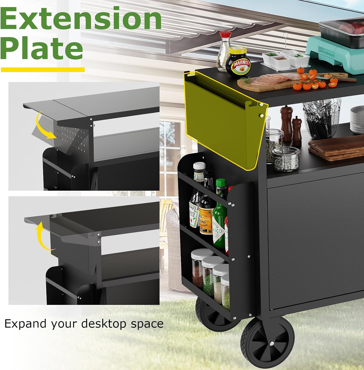 Meja Panggangan Luar Ruangan d - Food Storage And Preservation ulasan dan harga