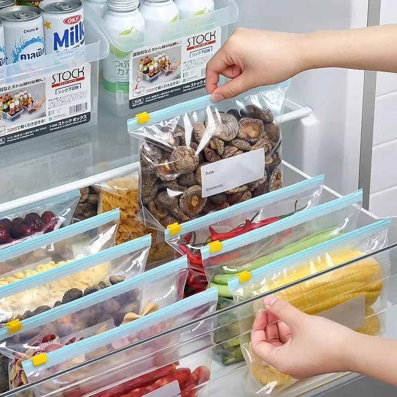 10-60 Buah Tas Makanan Dapat D - Food Storage Zipper ulasan dan harga