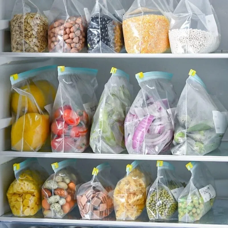 10-60 Buah Tas Makanan Dapat D - Food Storage Zipper ulasan dan harga