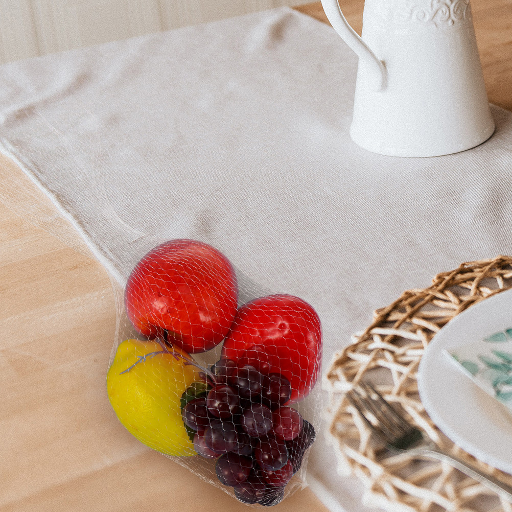 50Pcs Kantong Jaring Tahan Lam - Produce Bag Reusable Mesh ulasan dan harga
