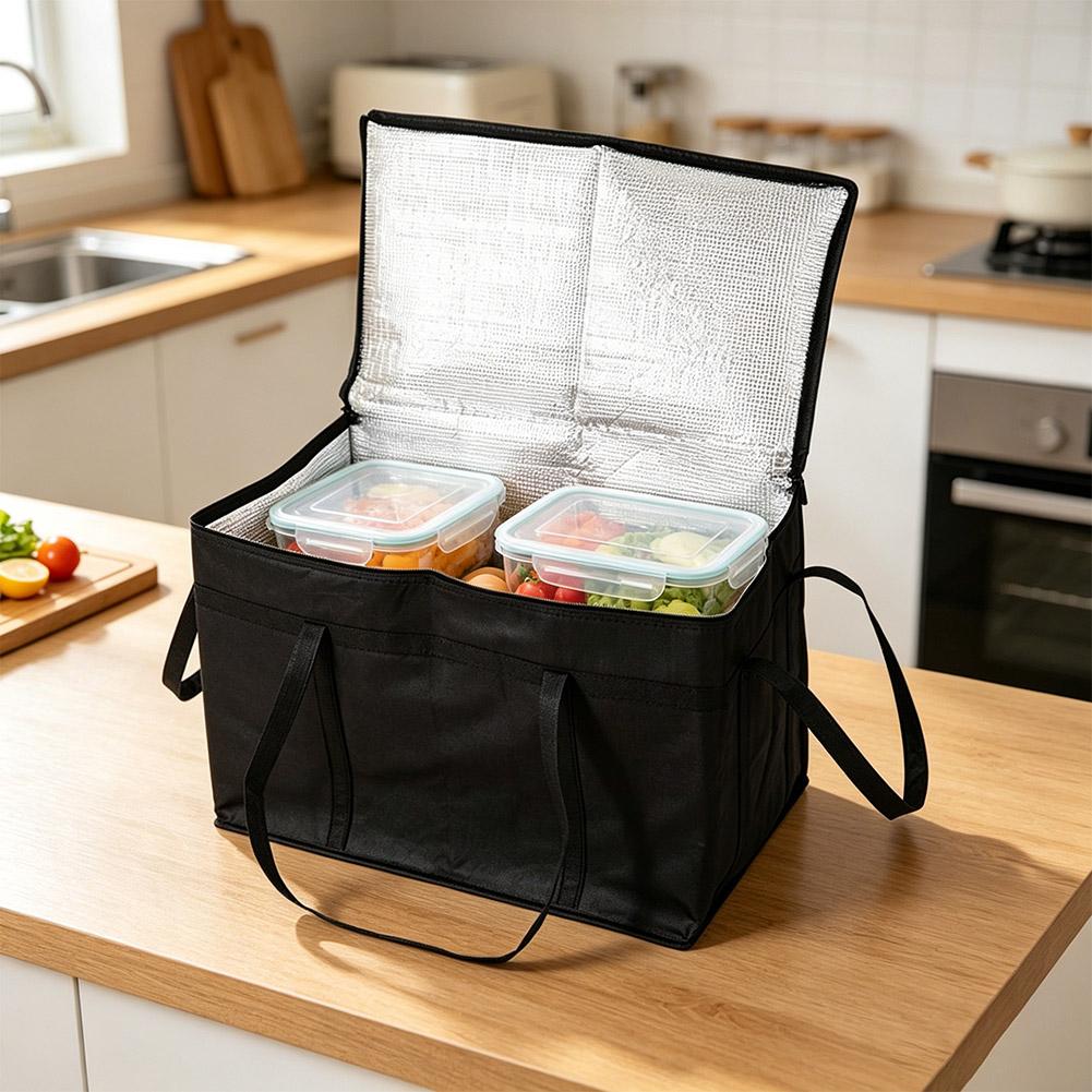 Tas Termal Berinsulasi Besar,  - Food Storage Zipper ulasan dan harga