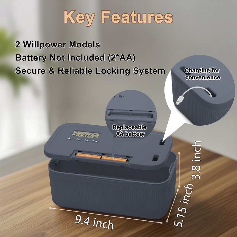 Kotak Kunci dengan Timer, Loke - Food Storage And Safety ulasan dan harga
