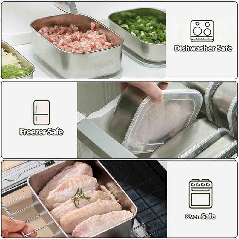 Wadah Stainless Steel untuk Pe - Food Storage Is ulasan dan harga