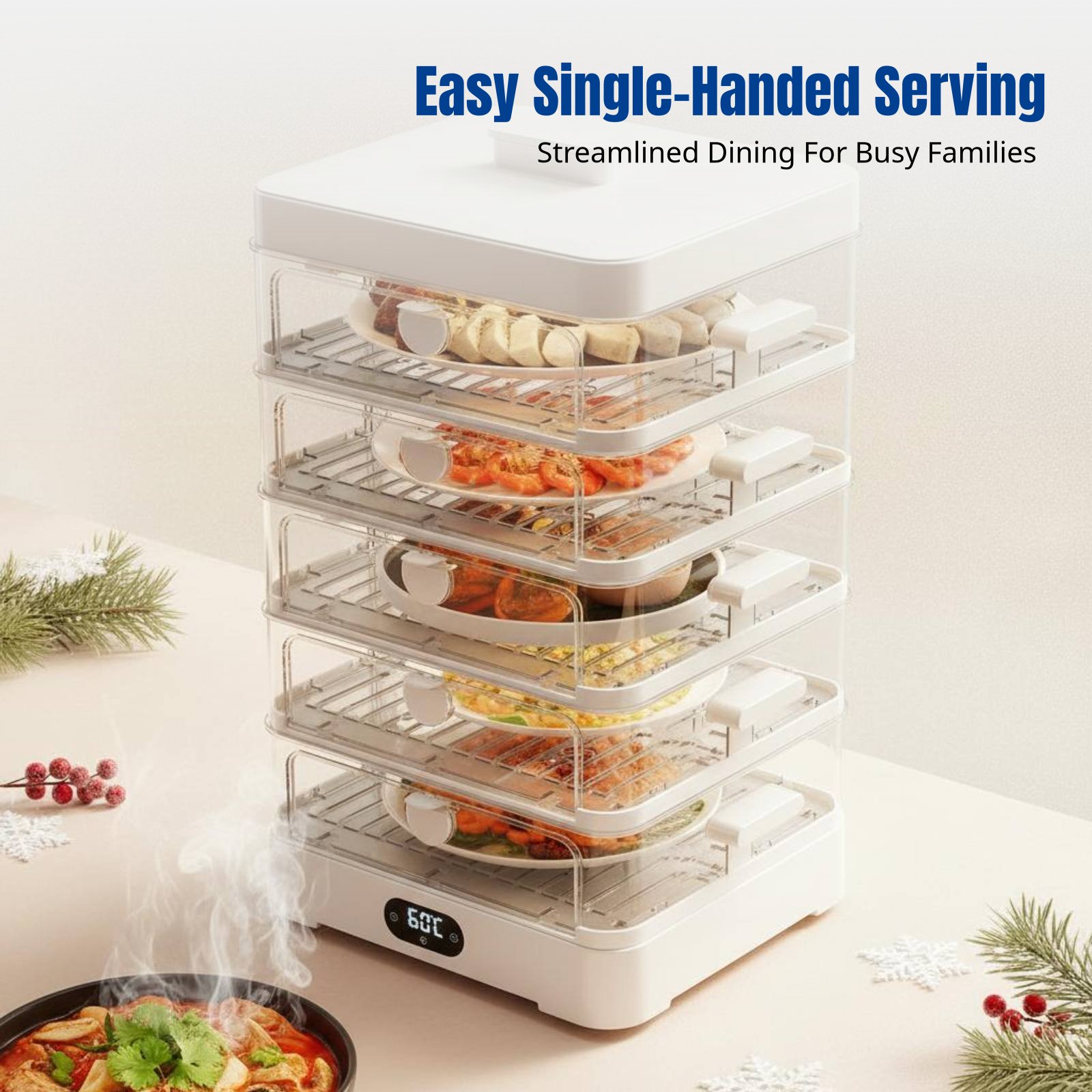 Penutup Pemanas Makanan Elektr - Food Storage Table ulasan dan harga