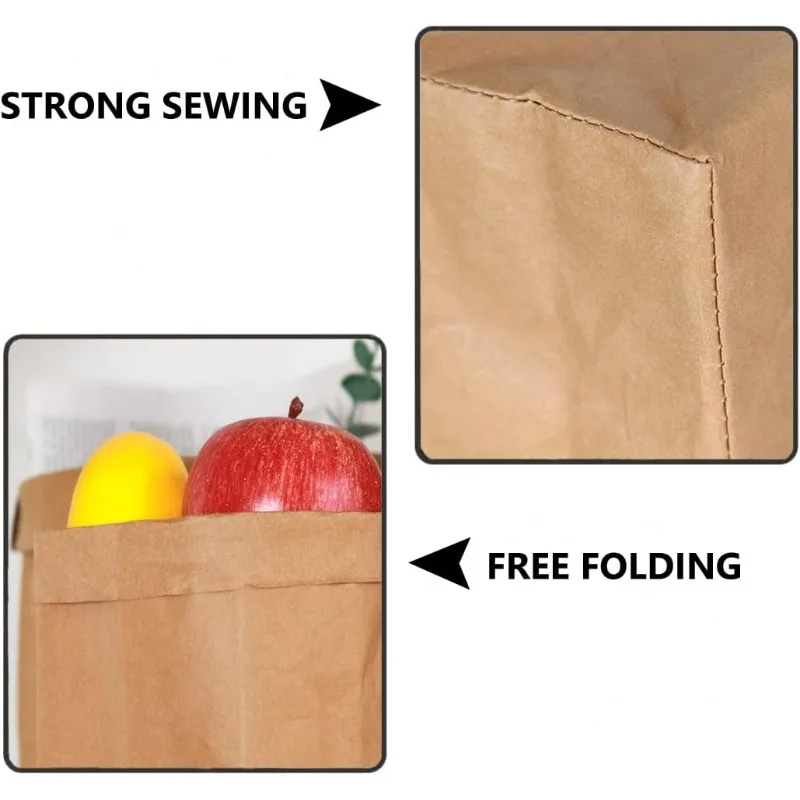 Kantong Kertas Kraft yang Dapa - Food Storage Reusable Bags ulasan dan harga