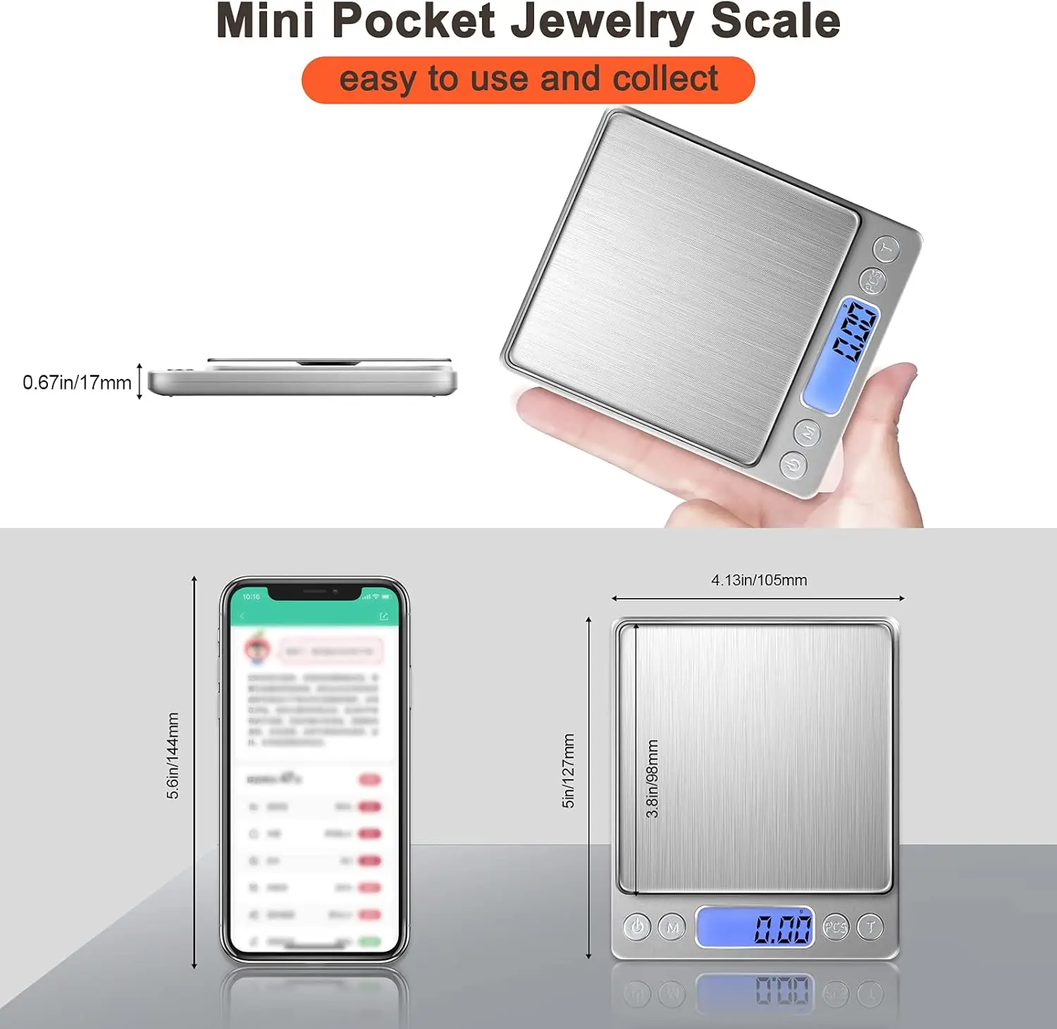 Timbangan Perhiasan Digital LC - Food Storage Table ulasan dan harga