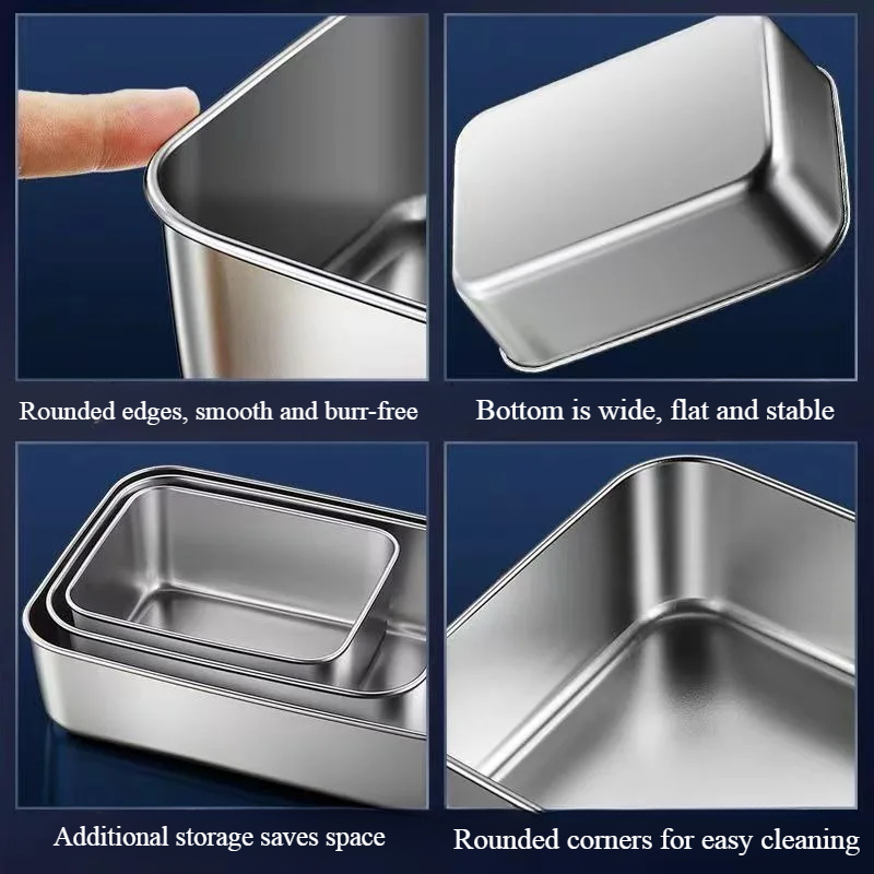 Nampan penyimpan makanan baja  - Food Storage Table ulasan dan harga