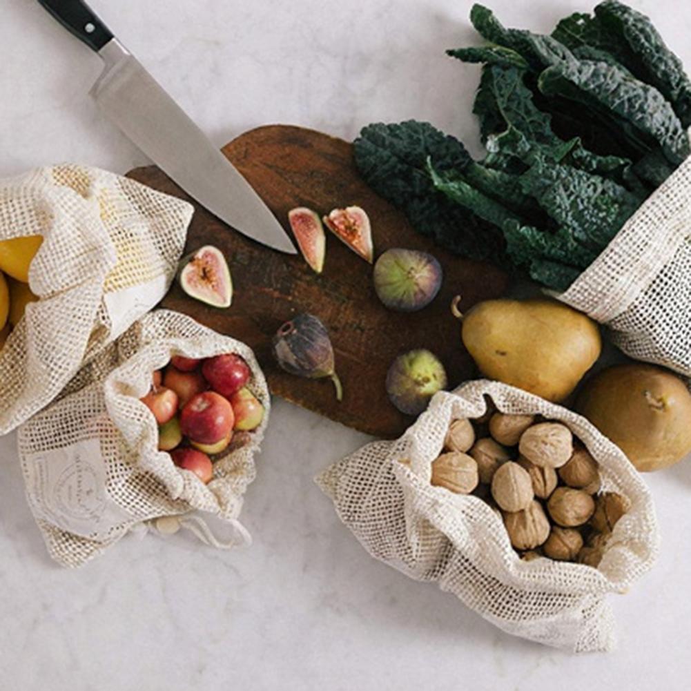 Kantong Jaring Katun untuk Pro - Produce Bag Reusable Mesh ulasan dan harga
