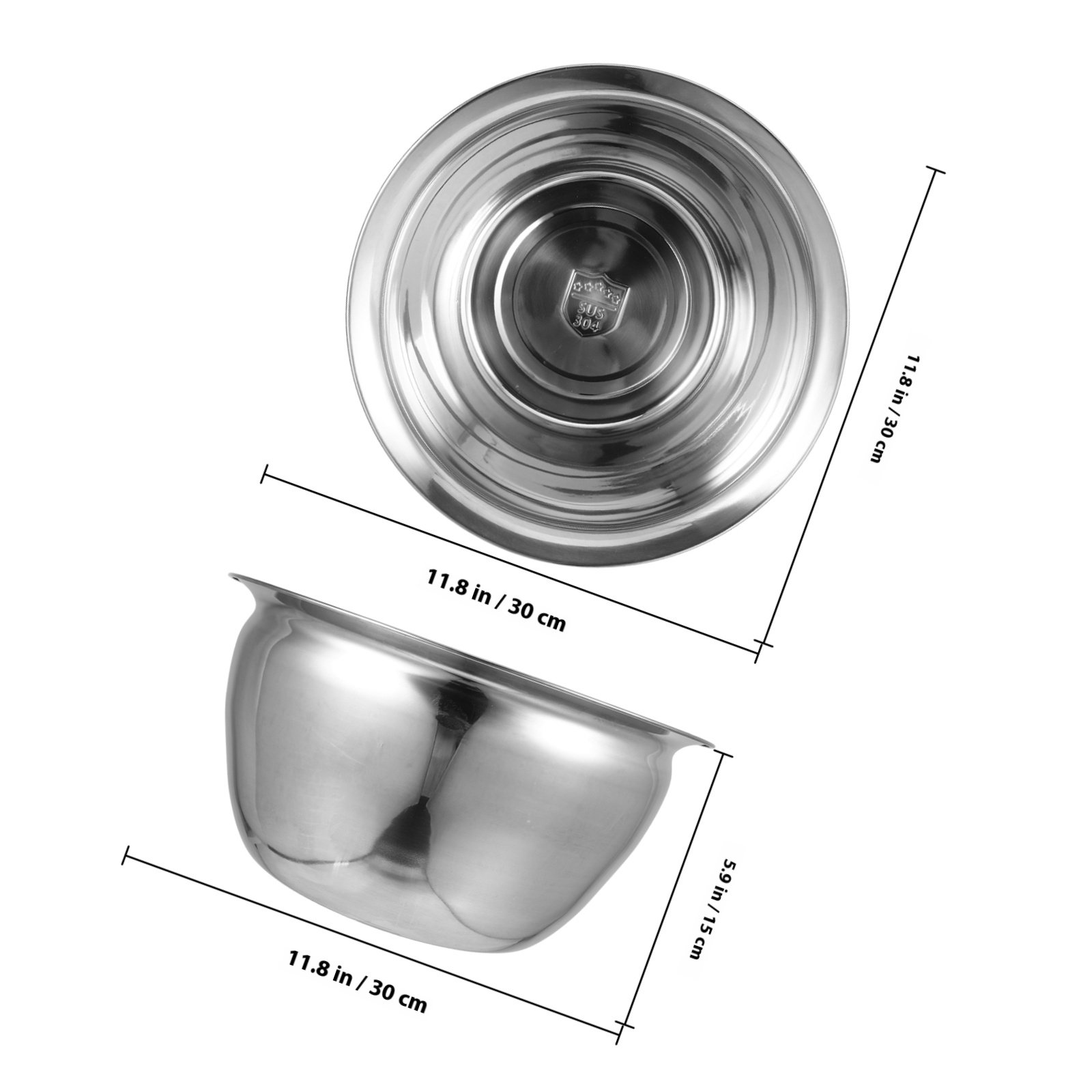 Mangkuk Salad Stainless Steel  - Food Storage In Stainless Steel ulasan dan harga