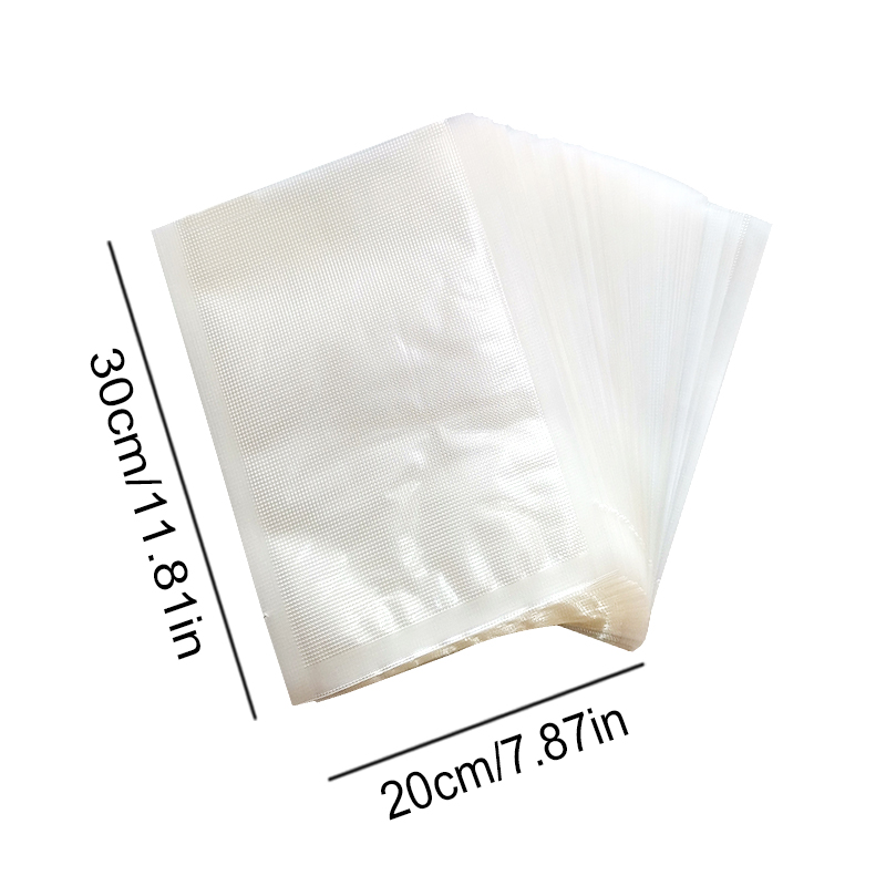 100 Buah Kantong Vakum 20x30cm - Food Storage Reusable Bags ulasan dan harga