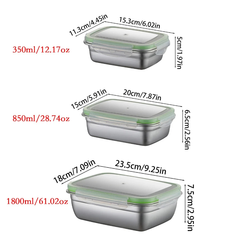 Set Kotak Makan Siang Stainles - Food Storage And Preservation ulasan dan harga