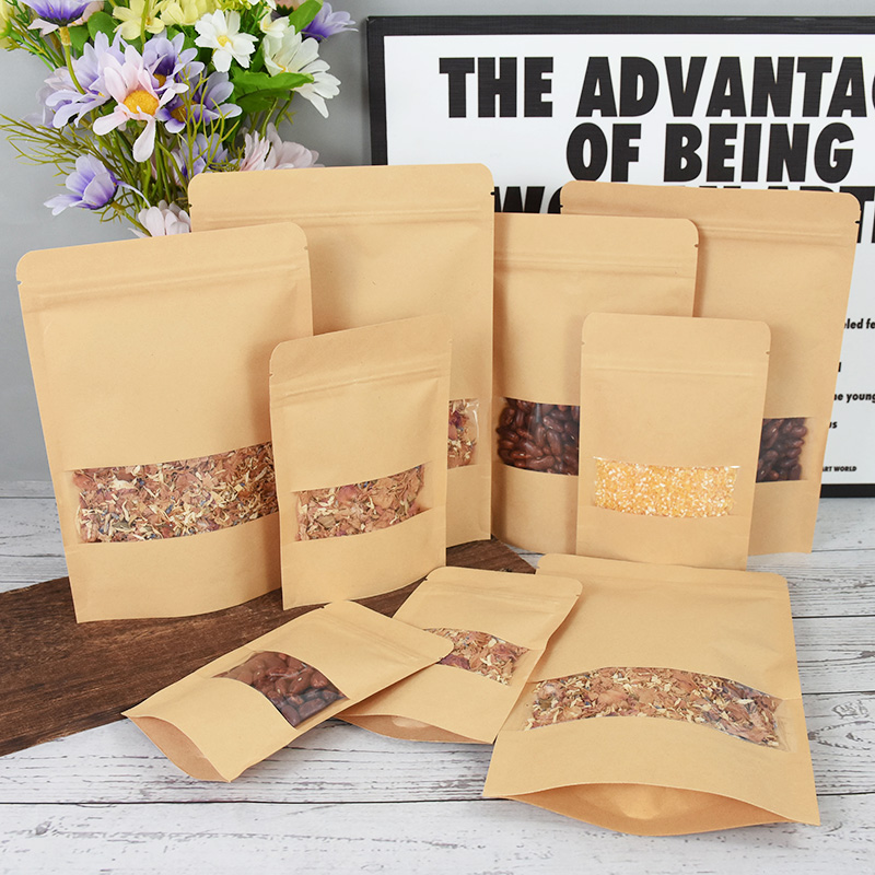 20/50 buah kertas Kraft kantun - Food Storage Zipper ulasan dan harga
