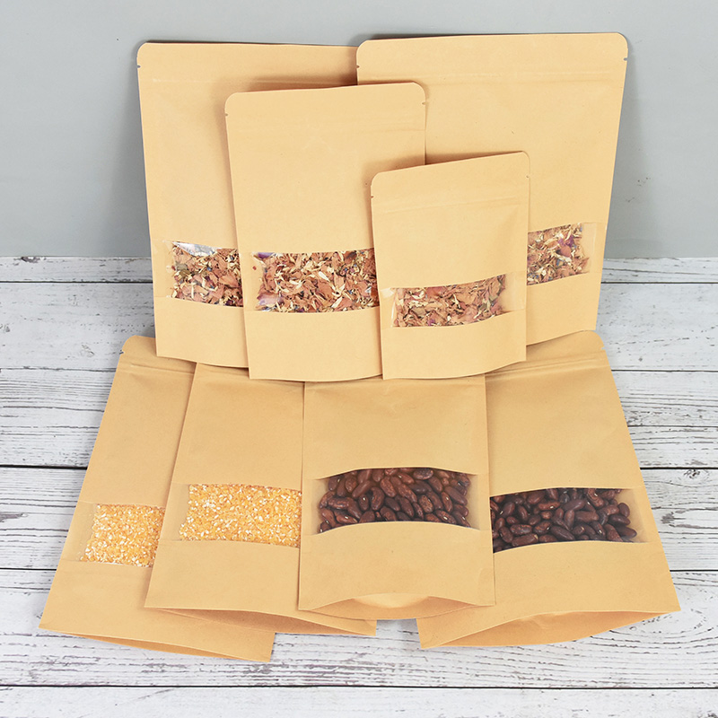 20/50 buah kertas Kraft kantun - Food Storage Zipper ulasan dan harga