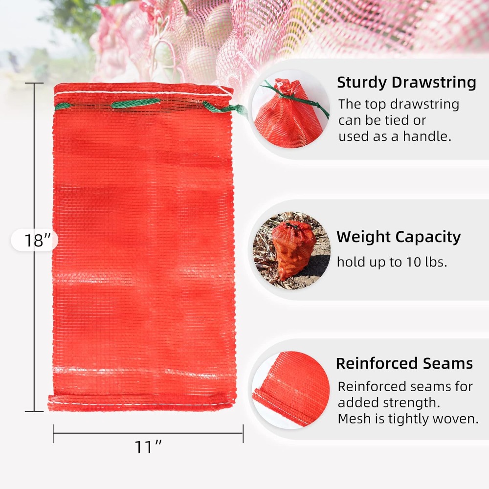 Kantong Bawang Jaring 10 lb 11 - Produce Bag Reusable Mesh ulasan dan harga