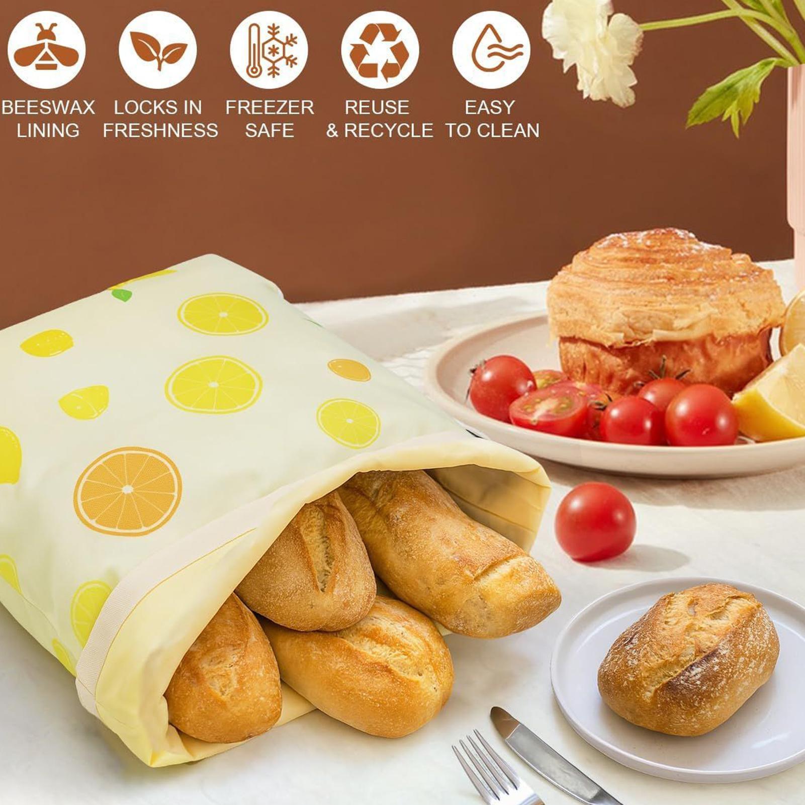 Tas Roti Dapat Digunakan Kemba - Food Storage Reusable Bags ulasan dan harga