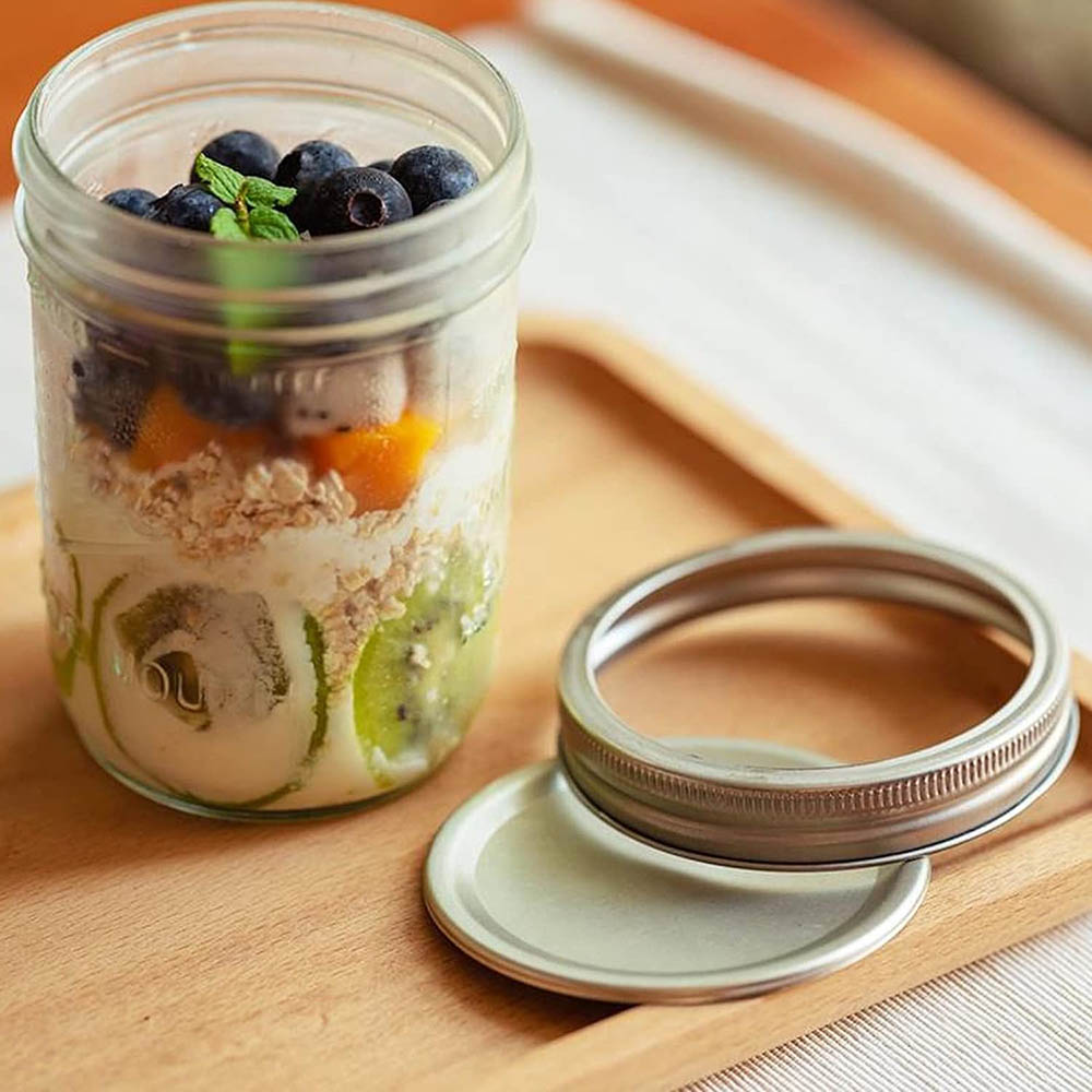 Stoples Mason Mulut Lebar 16oz - Mason Jar Wide Mouth ulasan dan harga