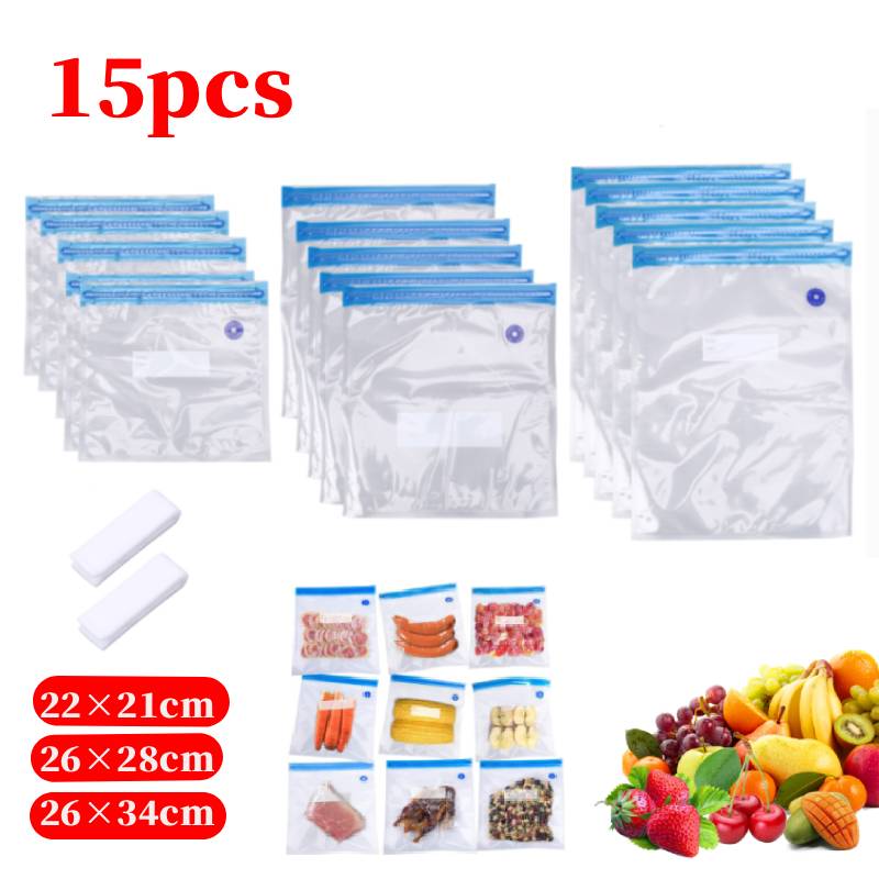 15 Buah Tas Penyegel Vakum unt - Food Storage And Safety ulasan dan harga