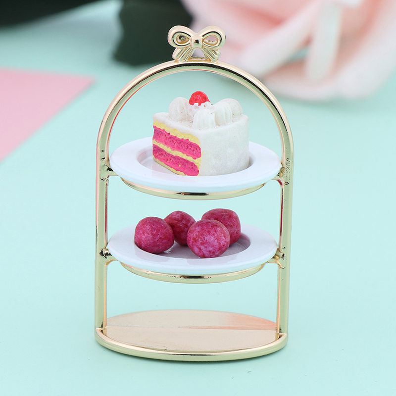 1P 3D Miniatur Makanan DIY Ker - Food Storage Table ulasan dan harga