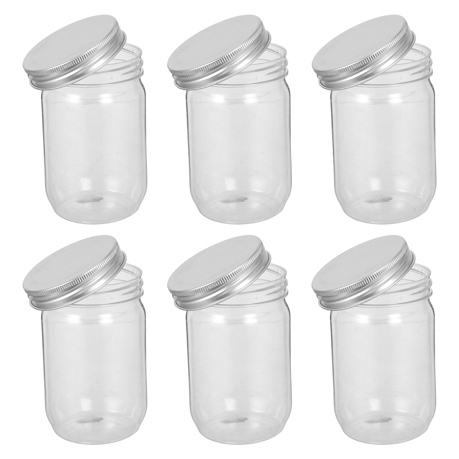 6 Buah Stoples Plastik Bening  - Food Storage Jars & Containers ulasan dan harga