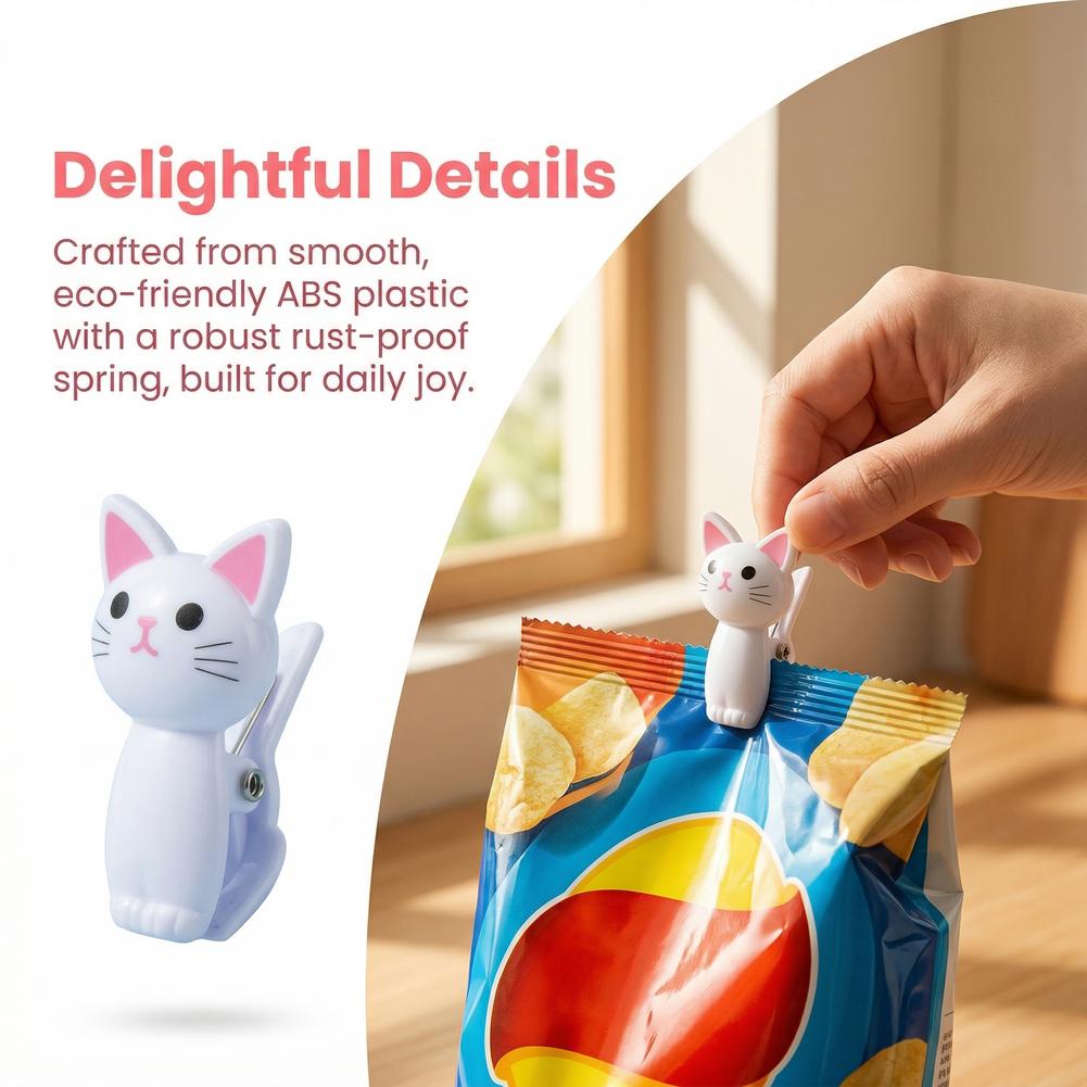 Penjepit Kantong Bentuk Kucing - Food Storage Reusable Bags ulasan dan harga