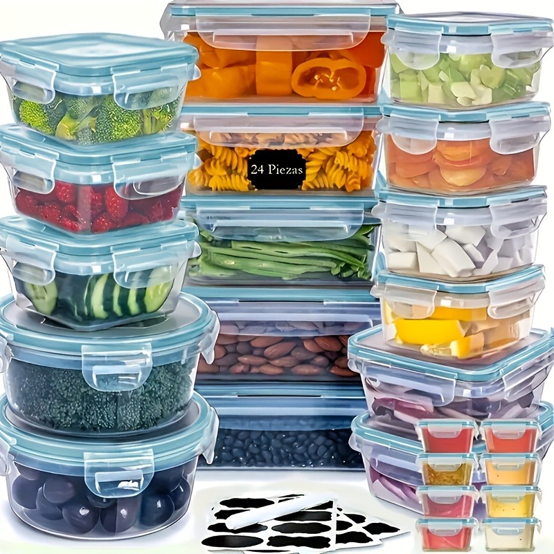 48PCS Set Wadah Penyimpanan Ma - Food Storage And Preservation ulasan dan harga