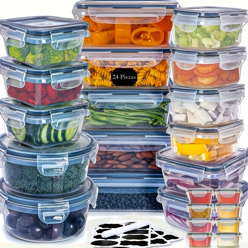48PCS Set Wadah Penyimpanan Ma - Food Storage And Preservation ulasan dan harga