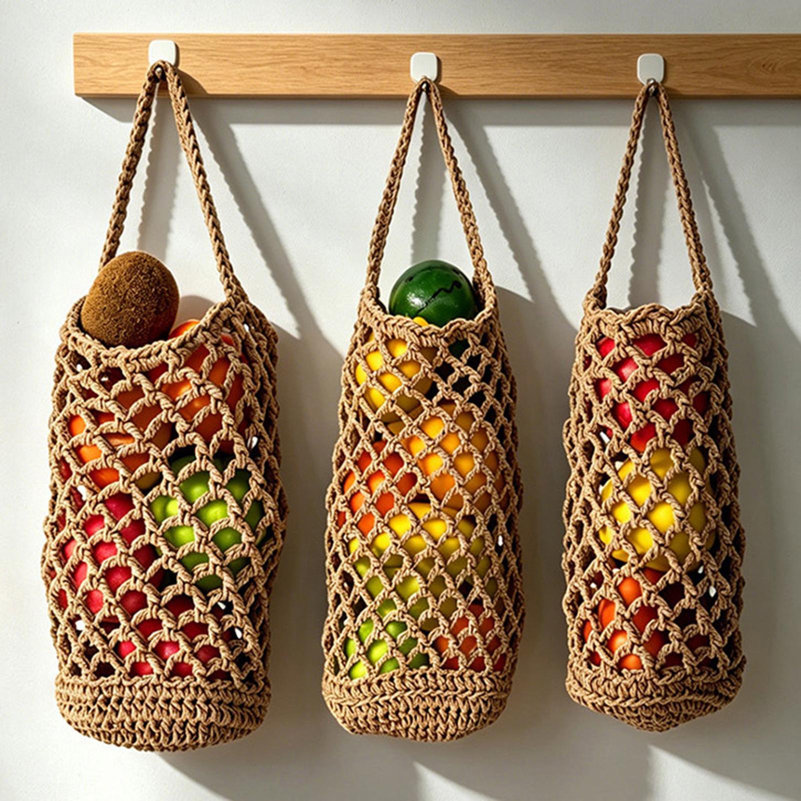 Tas Penyimpanan Sayuran Rajuta - Produce Bag Reusable Mesh ulasan dan harga