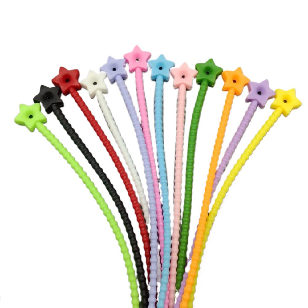 10Pcs Pengatur Kabel Silikon B - Food Storage Reusable Bags ulasan dan harga