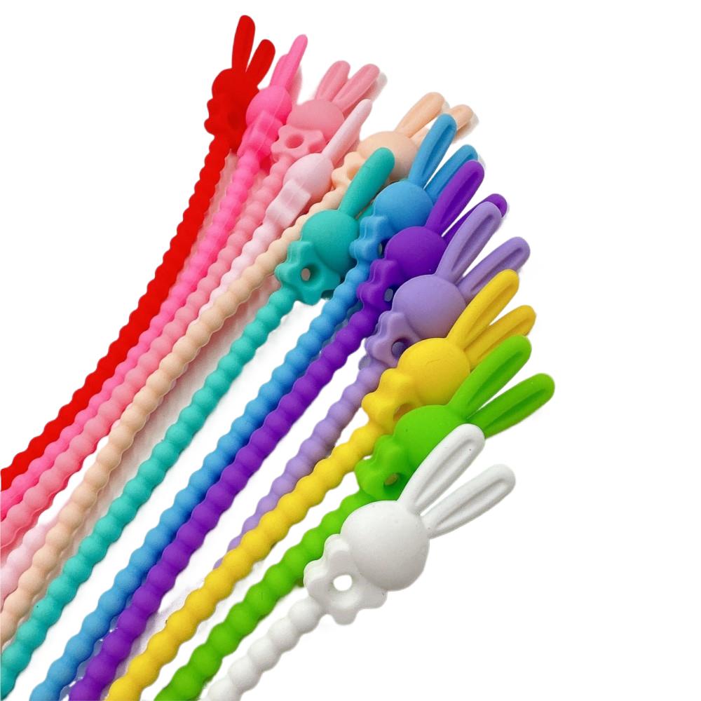 10Pcs Pengatur Kabel Silikon B - Food Storage Reusable Bags ulasan dan harga