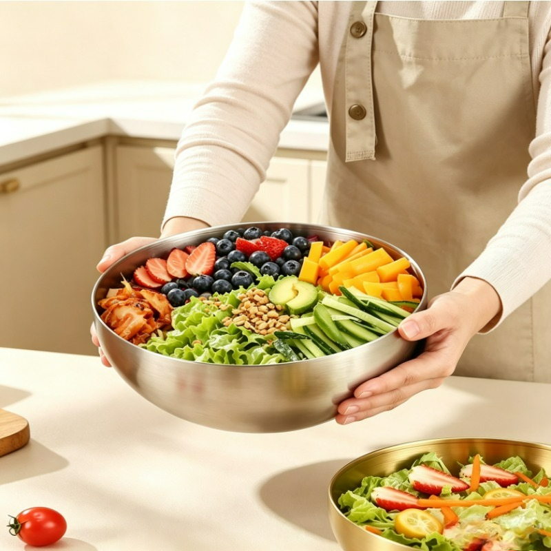 Mangkuk Pencampur Stainless St - Food Storage In Stainless Steel ulasan dan harga