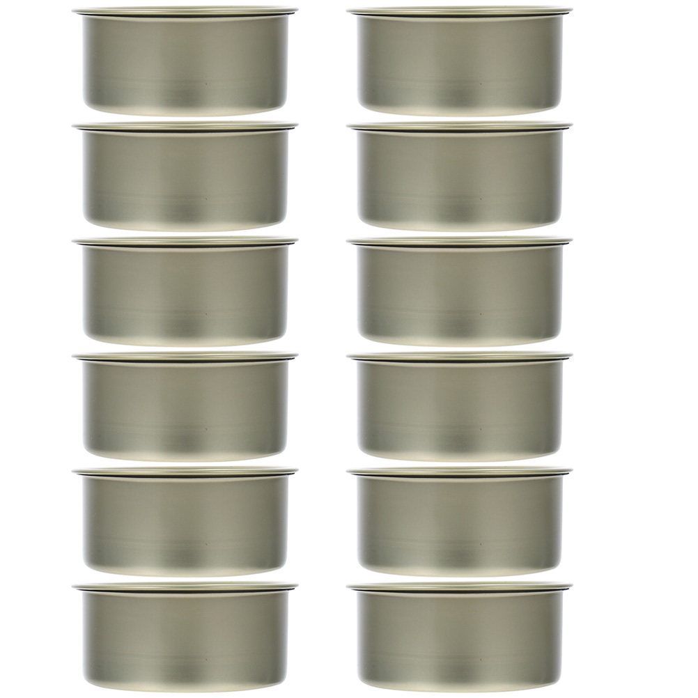 12 Buah Wadah Tinplate Tertutu - Food Storage Small ulasan dan harga